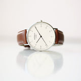 Personalised Men’s Architect Zephyr Walnut Contactless Payment Watch: 6 - Watches By Architect Watches