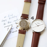 Personalised Men’s Architect Zephyr Walnut Contactless Payment Watch: 3 - Watches By Architect Watches