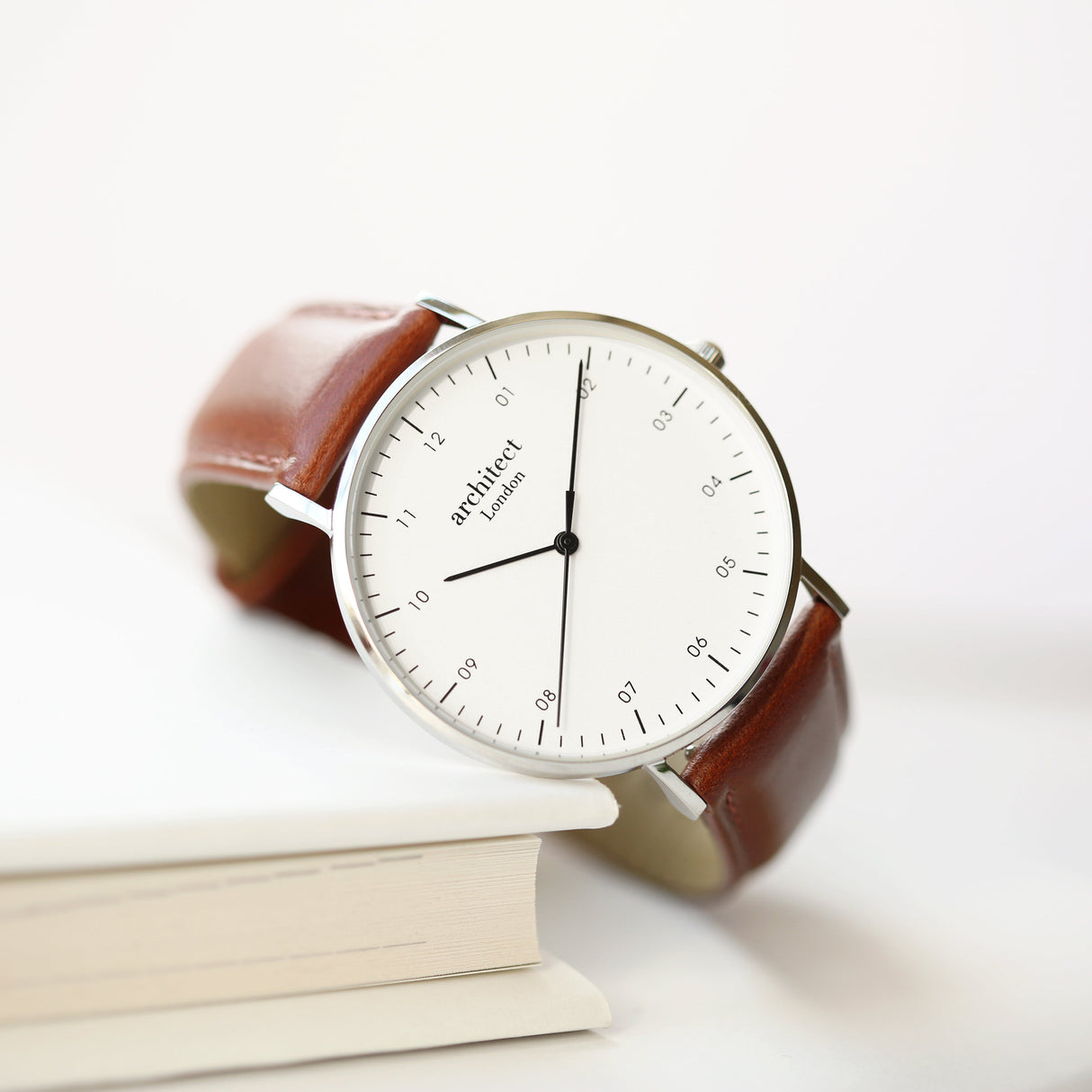 Personalised Men’s Architect Zephyr Walnut Contactless Payment Watch: 11 - Watches By Architect Watches