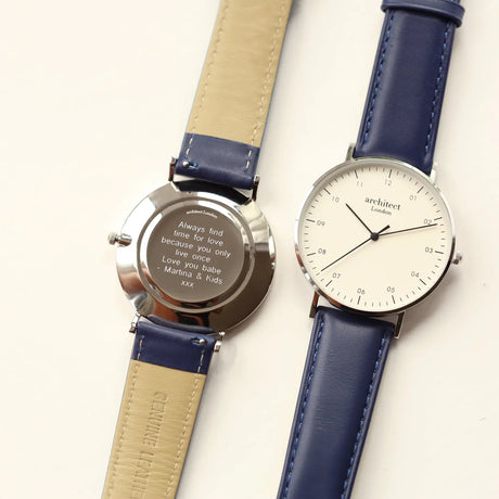 Personalised Men’s Architect Zephyr Watch Admiral Blue: 3 - Watches By Architect Watches