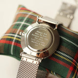 Personalised Men’s Architect Zephyr Watch Silver Mesh: 4 - Watches By Architect Watches