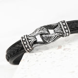 Personalised Men’s Buckle Clasp Leather Bracelet: 4 - Bracelets By Gift Moments