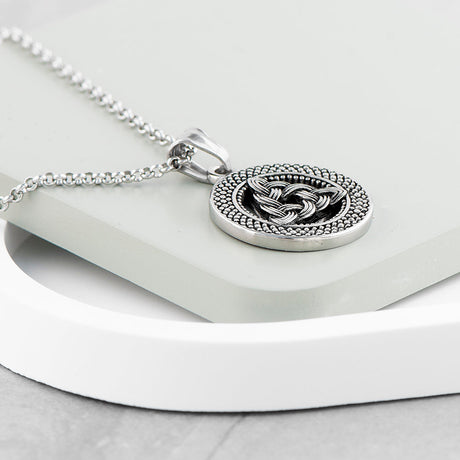 Men’s Personalised Celtic Trinity Pendant Necklace: 5 - Necklaces By Gift Moments