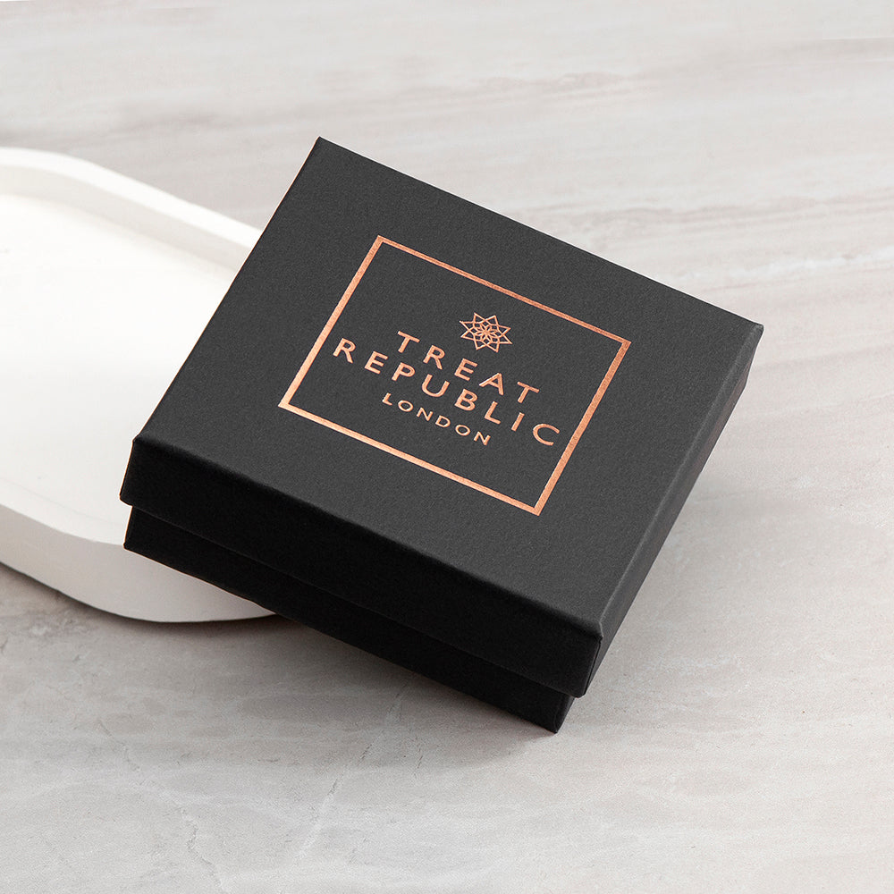 Personalised Men’s Golden Skull Beaded Bracelet: 7 - Bracelets By Gift Moments