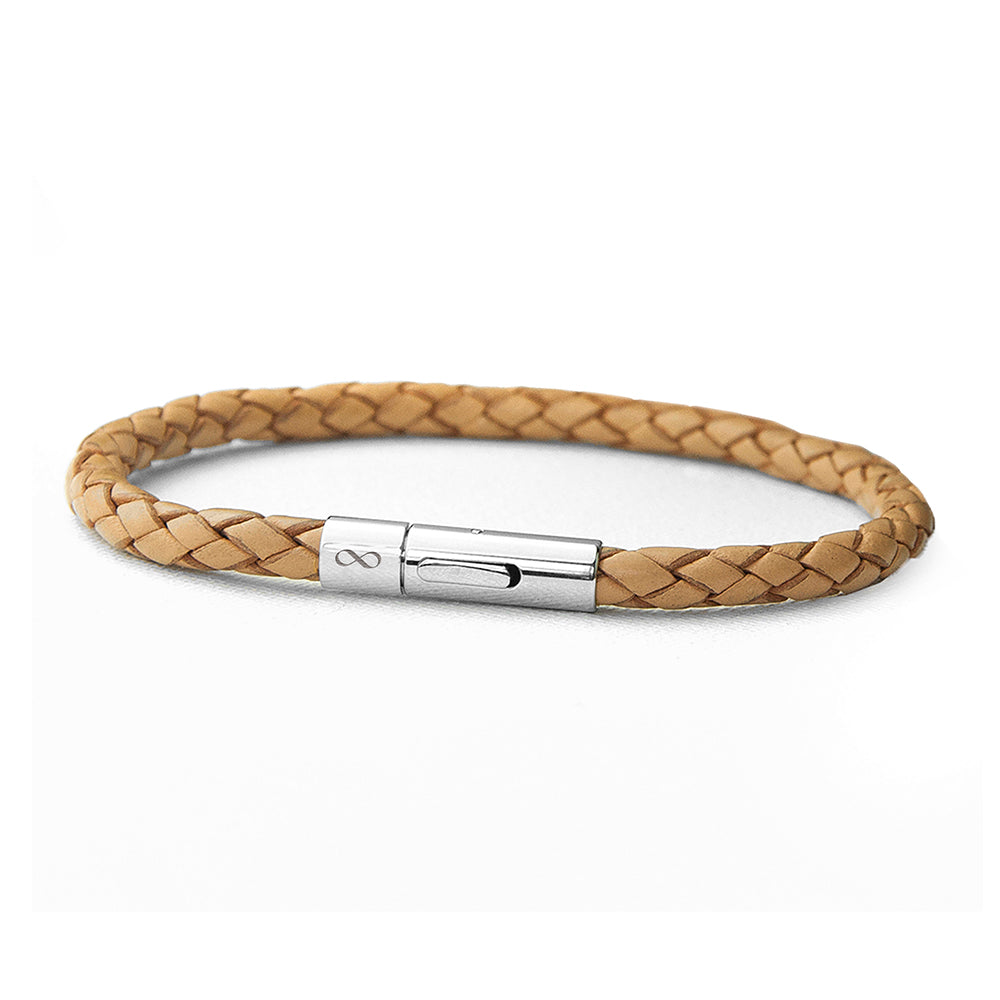 Personalised Men’s Infinity Capsule Leather Bracelets: 19 - Bracelets By Gift Moments