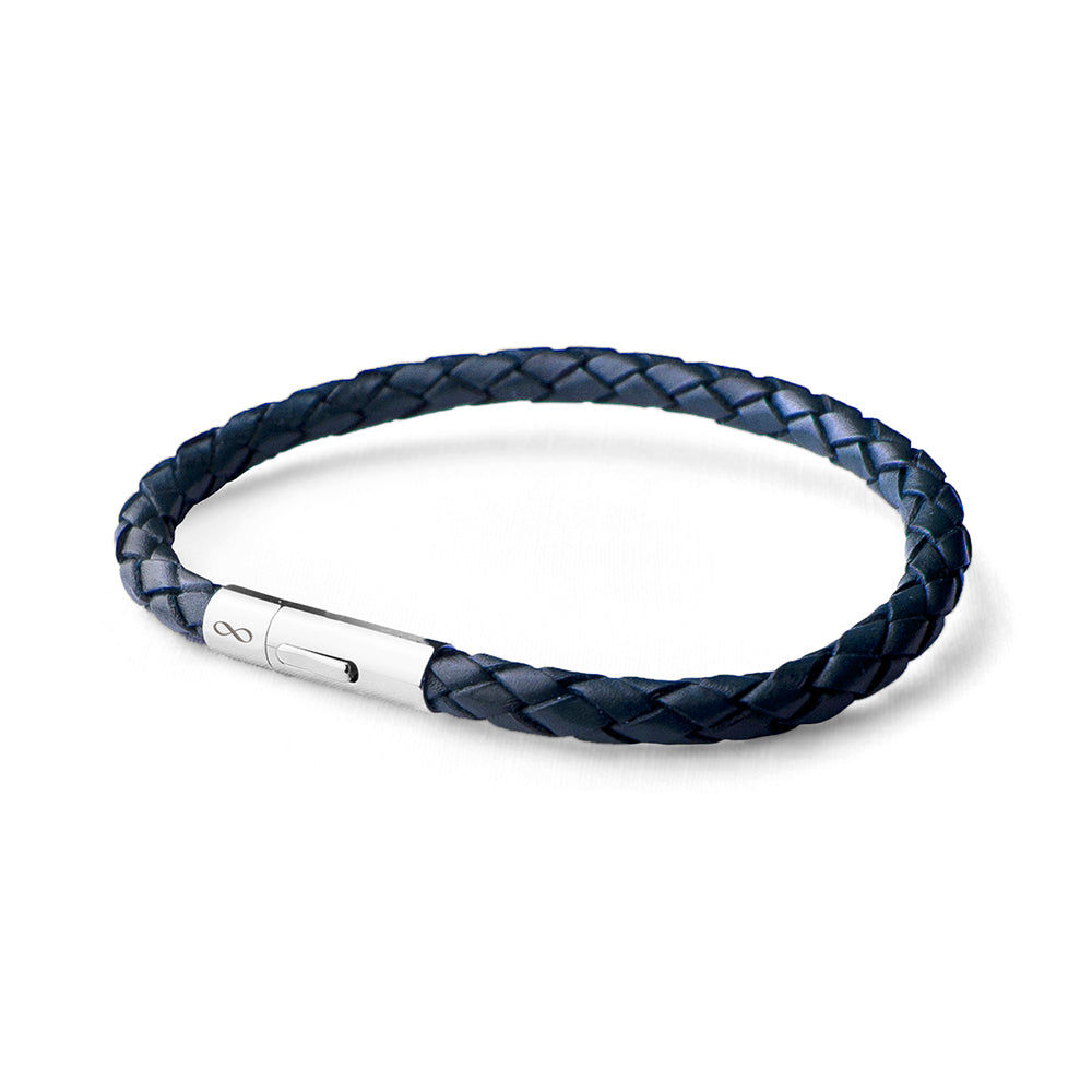 Personalised Men’s Infinity Capsule Leather Bracelets: 16 - Bracelets By Gift Moments