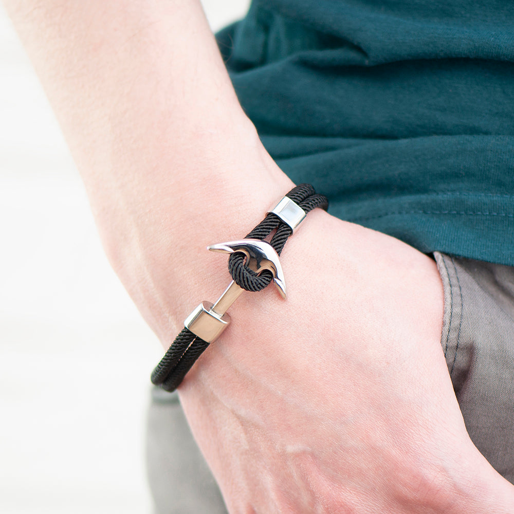 Personalised Men’s Nautical Anchor Rope Bracelets: 4 - Bracelets By Gift Moments