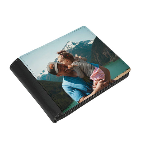 Personalised Men’s Photo Wallets: 2 - Black - Wallets & Money Clips By Gift Moments