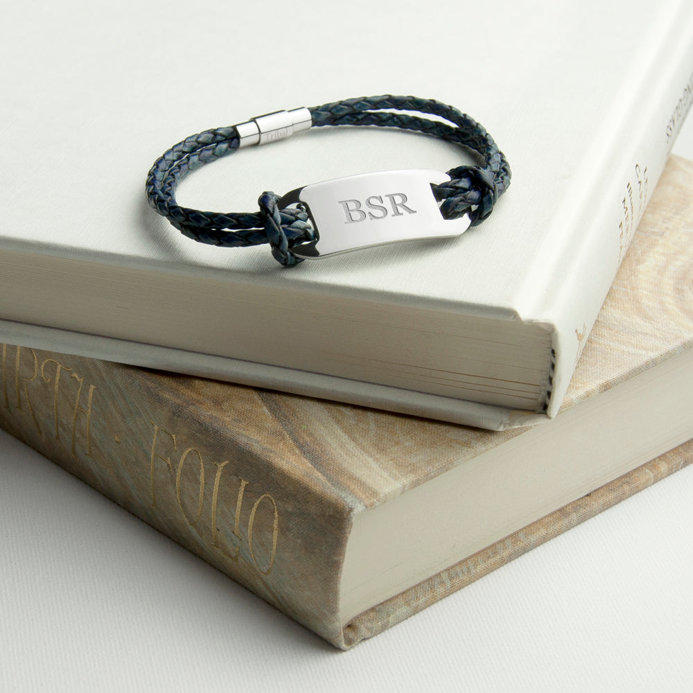 Personalised Men’s Statement Leather Bracelets: 16 - Bracelets By Gift Moments