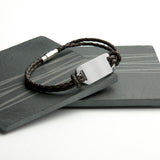 Personalised Men’s Statement Leather Bracelets: 3 - Bracelets By Gift Moments