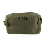 Personalised Men’s Waxed Wash Bags: 7 Toiletry & Makeup Bags By Gift Moments