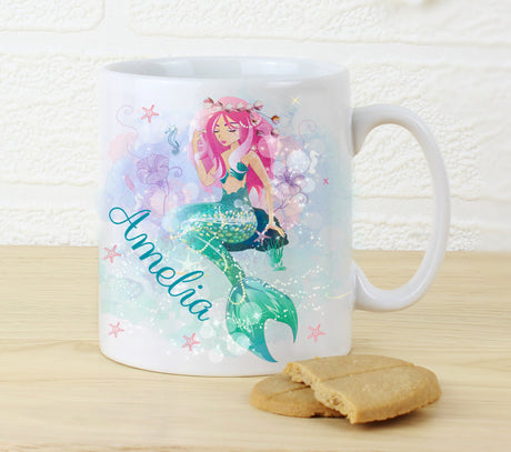 Personalised Mermaid Mug: 5 - Mugs By Gift Moments