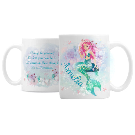 Personalised Mermaid Mug: 2 - Mugs By Gift Moments