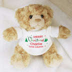 Personalised Merry Christmas Teddy Bear - Shop Teddy Bears & Soft Toys At Gift Moments - 2