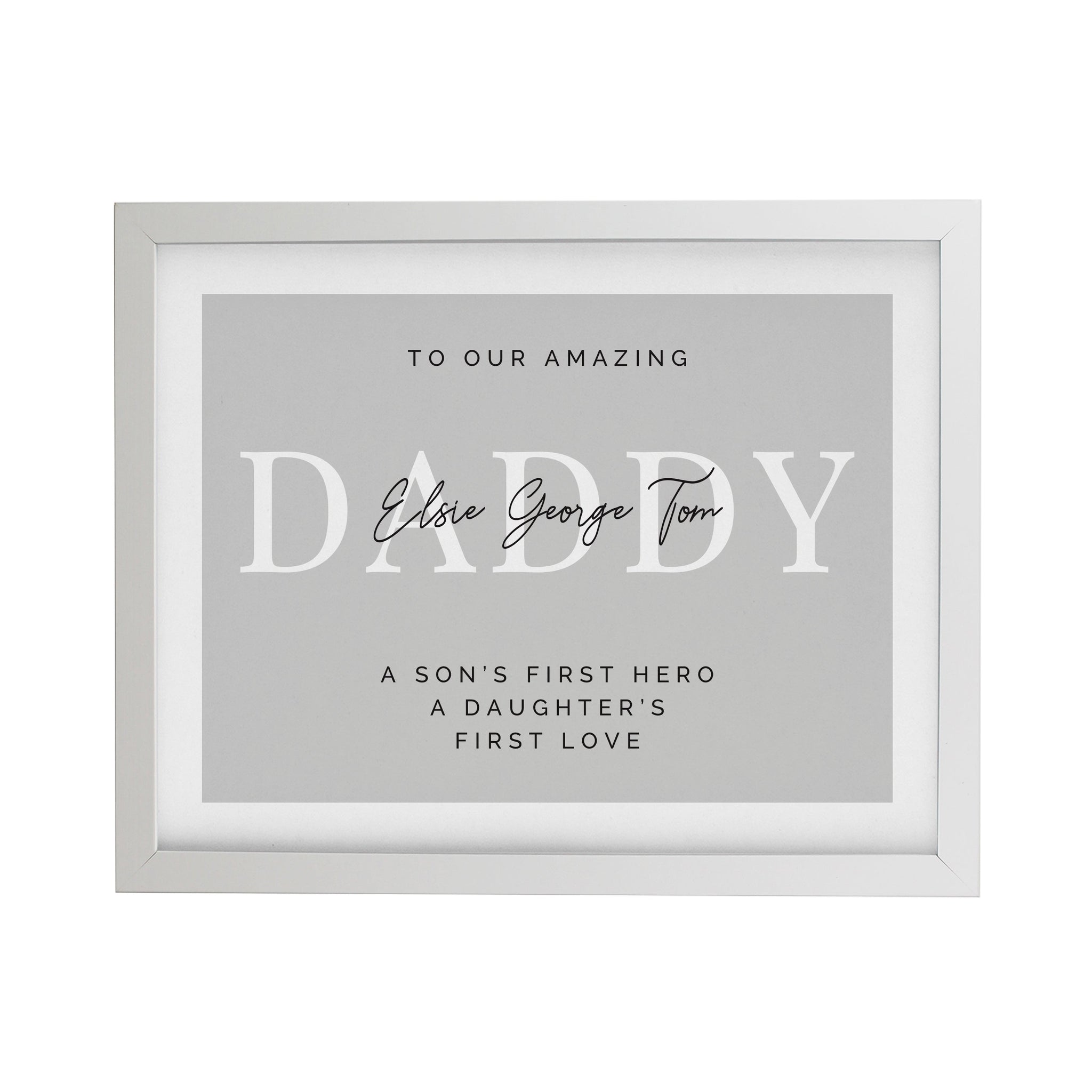 Personalised Message Framed Prints: 9 - Framed Prints By Gift Moments