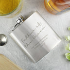 Personalised Any Message Hip Flask - Shop Hip Flasks At Gift Moments - 4