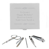 Personalised Any Message Manicure Set: 5 - Travel Accessories By Gift Moments