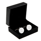 Personalised Any Message Round Cufflinks - Shop Cufflinks & Tie Slides At Gift Moments - 4