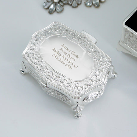 Personalised Any Message Small Antique Trinket Box: 2 - Trinket Boxes By Gift Moments