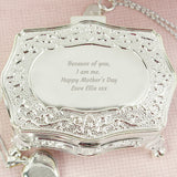 Personalised Any Message Small Antique Trinket Box: 3 - Trinket Boxes By Gift Moments