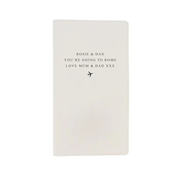 Personalised Any Message Travel Document Holder - Shop Travel Accessories At Gift Moments - 3