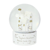 Personalised Message Village Glitter Snow Globe: 6 - Snow Globes By Gift Moments