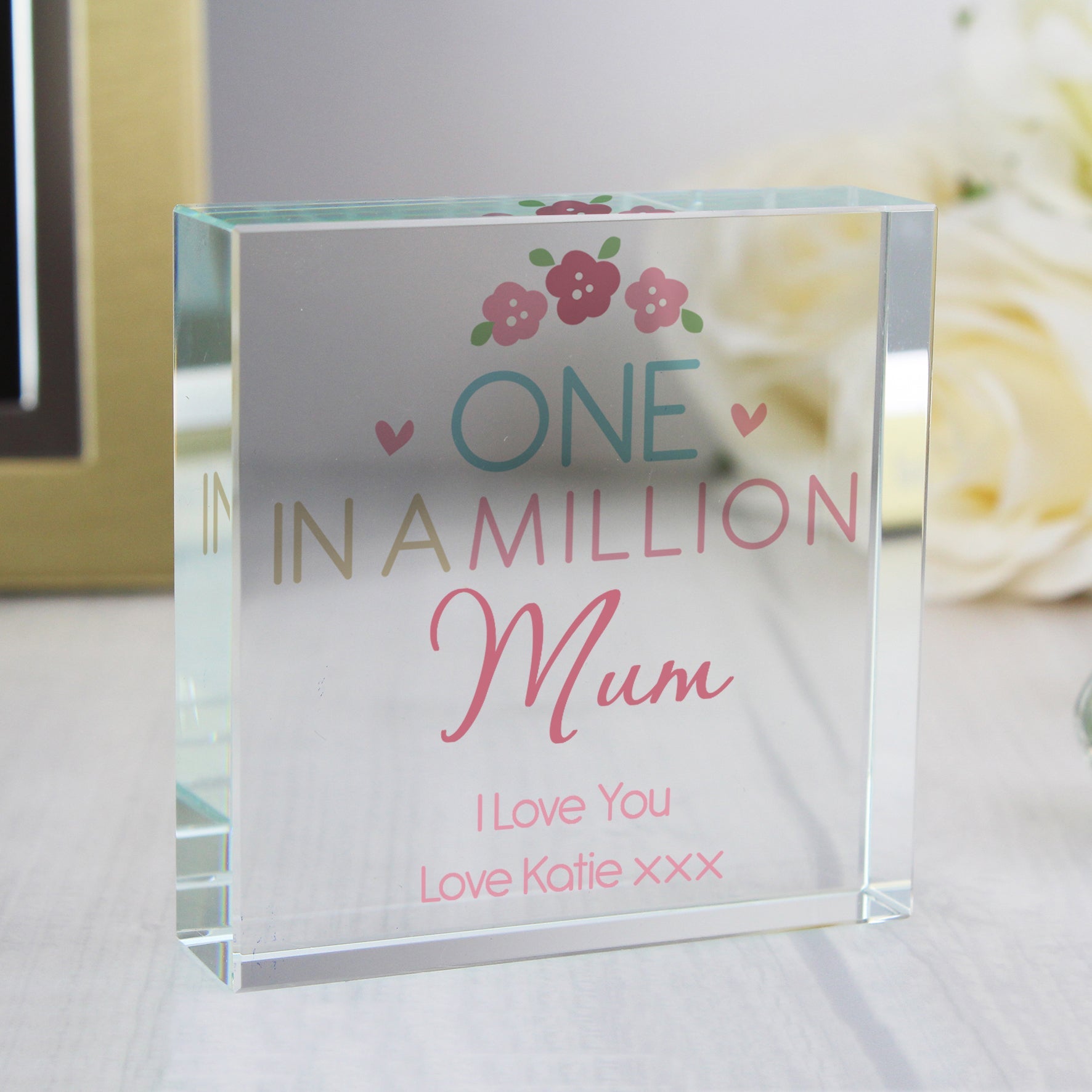 Personalised One in a Million Crystal Token: 6 - Crystal Tokens By Gift Moments