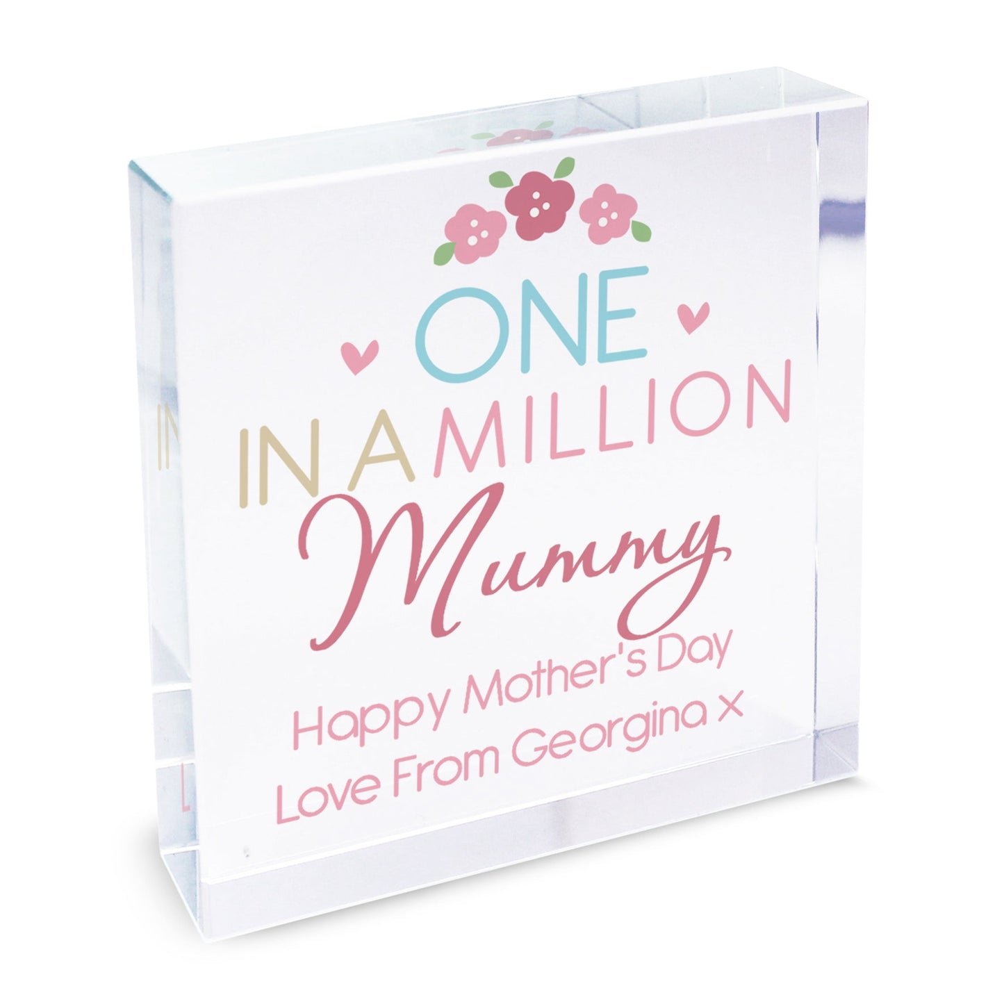 Personalised One in a Million Crystal Token: 3 - Crystal Tokens By Gift Moments