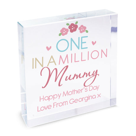Personalised One in a Million Crystal Token: 3 - Crystal Tokens By Gift Moments