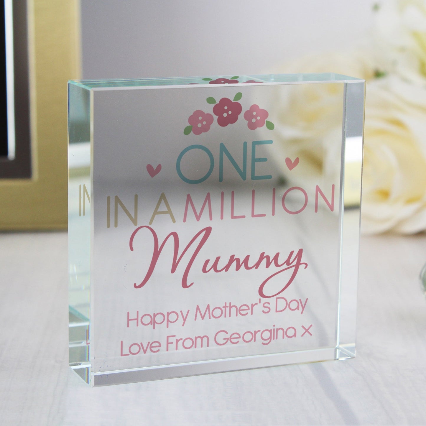 Personalised One in a Million Crystal Token: 1 - Crystal Tokens By Gift Moments