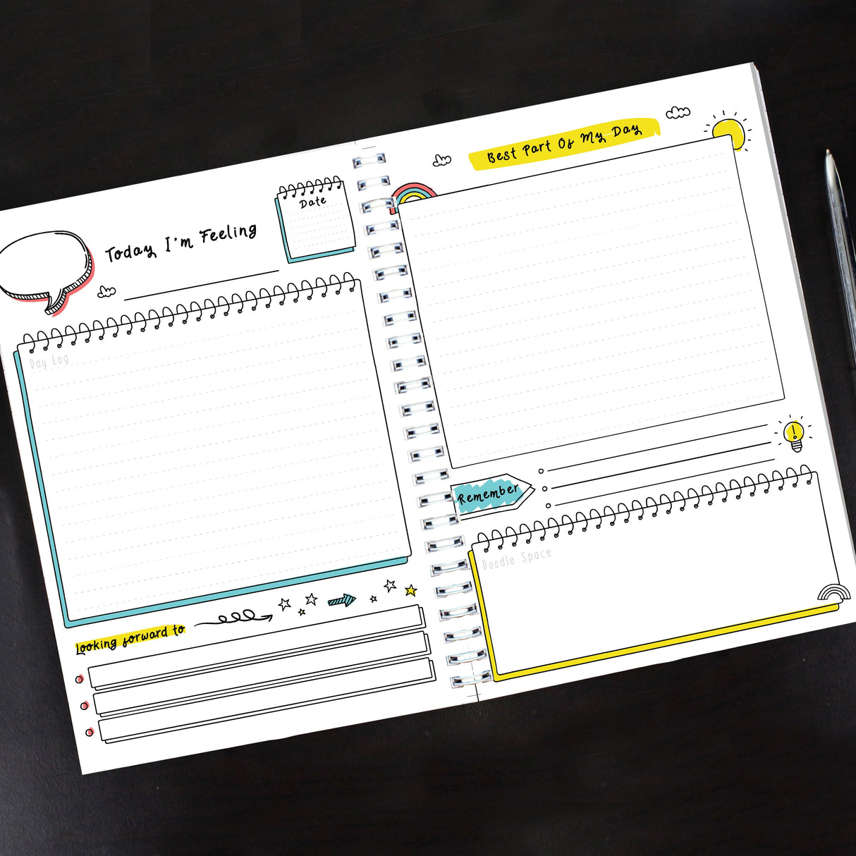Personalised Mindfulness A5 Journal: 2 - Notebooks By Gift Moments