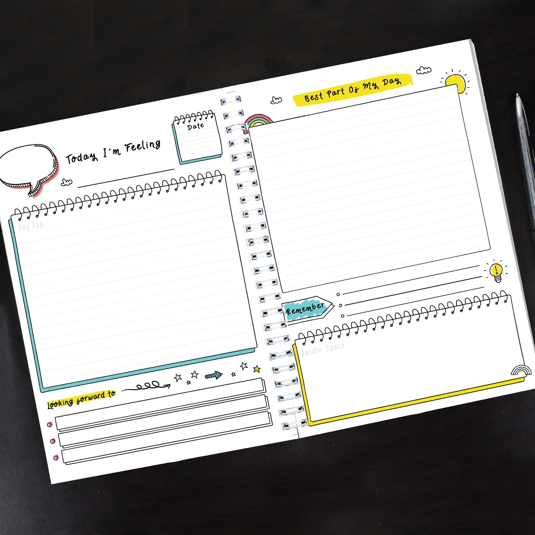 Personalised Mindfulness A5 Journal: 2 - Notebooks By Gift Moments