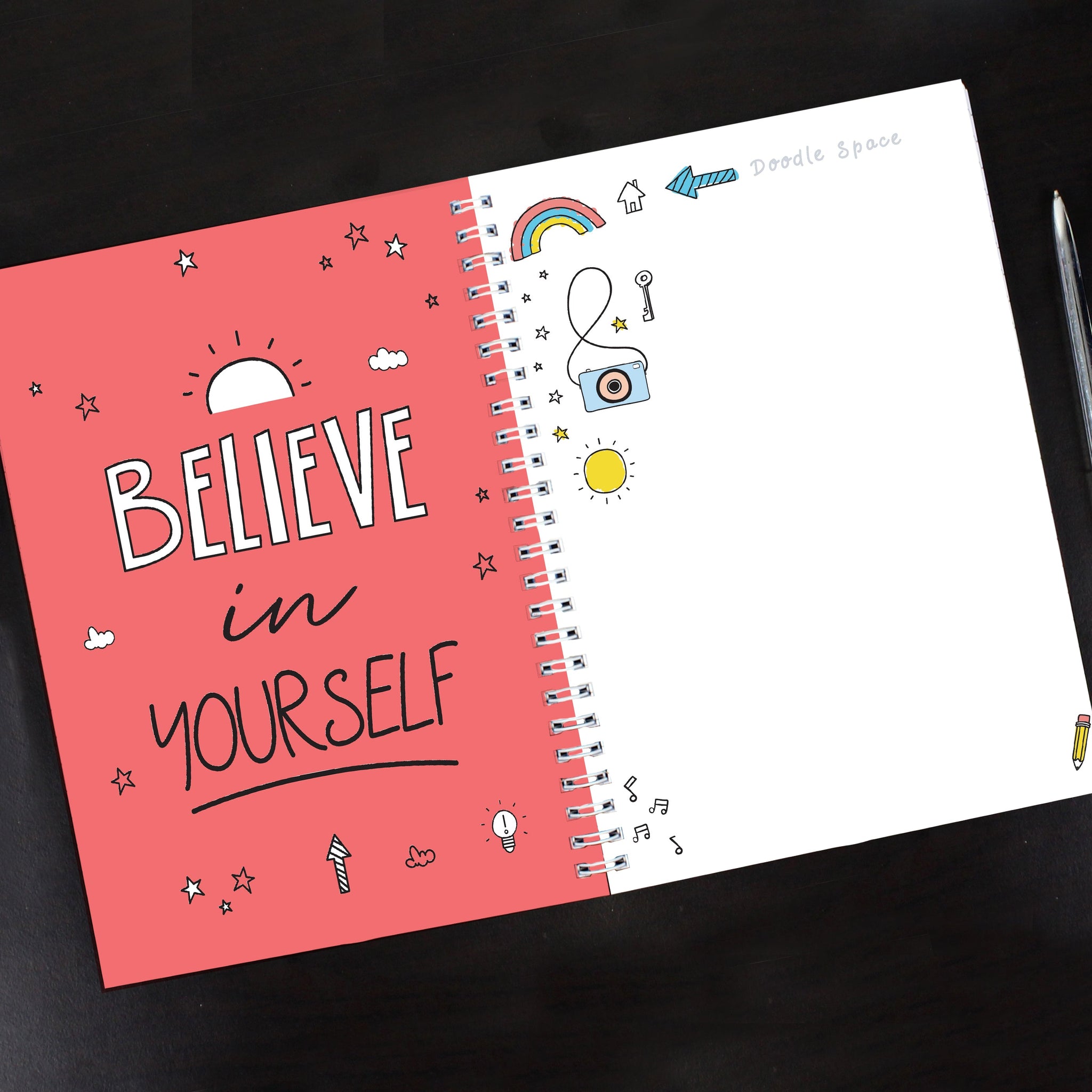 Personalised Mindfulness A5 Journal: 4 - Notebooks By Gift Moments