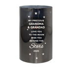 Personalised Miss You Beyond The Stars Smoked Glass LED Candle - Shop LED Lighting At Gift Moments - 4