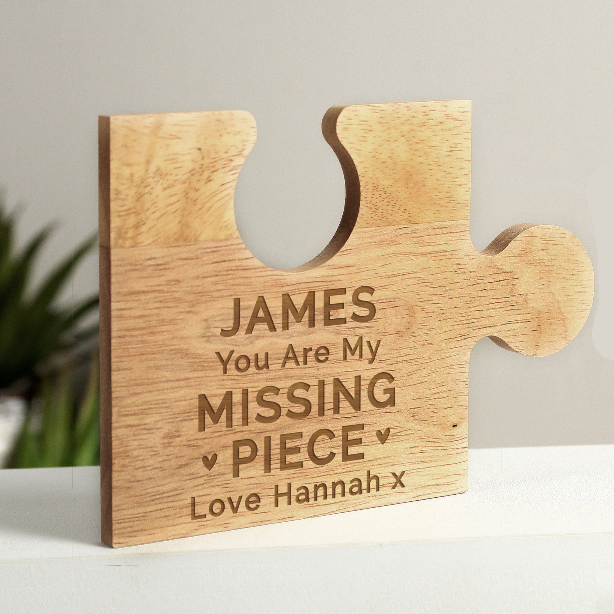 Personalised My Missing Piece Jigsaw Piece: 1 - Coasters By Gift Moments