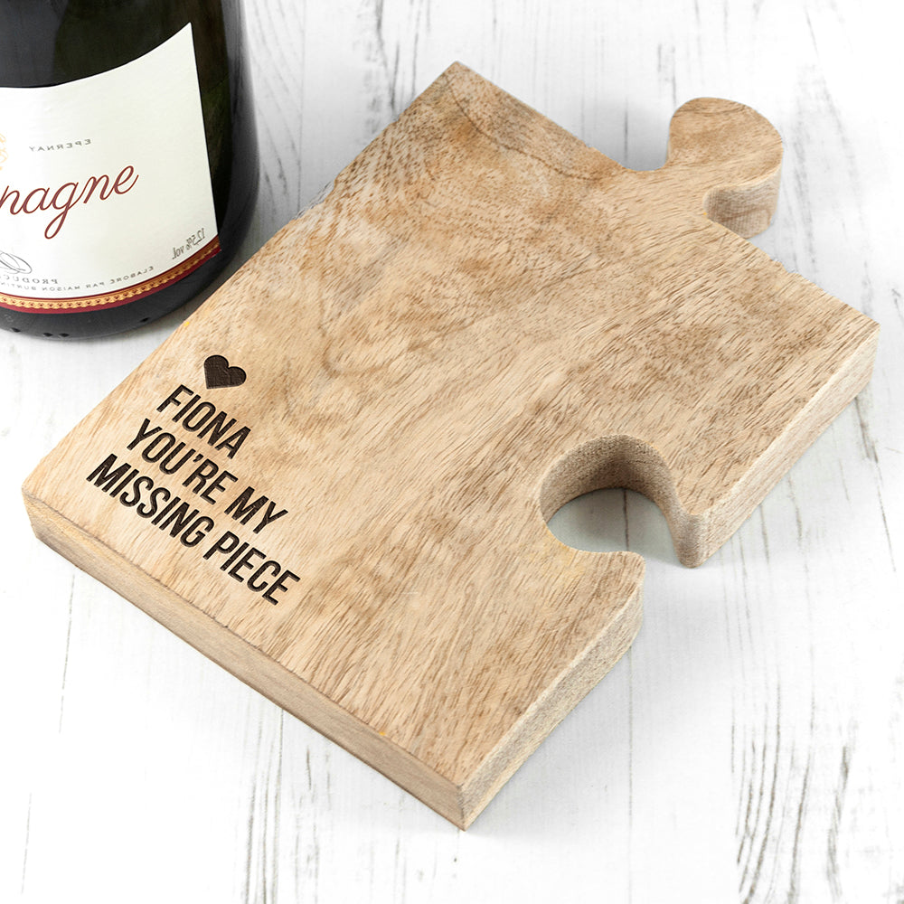 Personalised Missing Piece Jigsaw Bottle Coaster: 7 - Coasters By Gift Moments