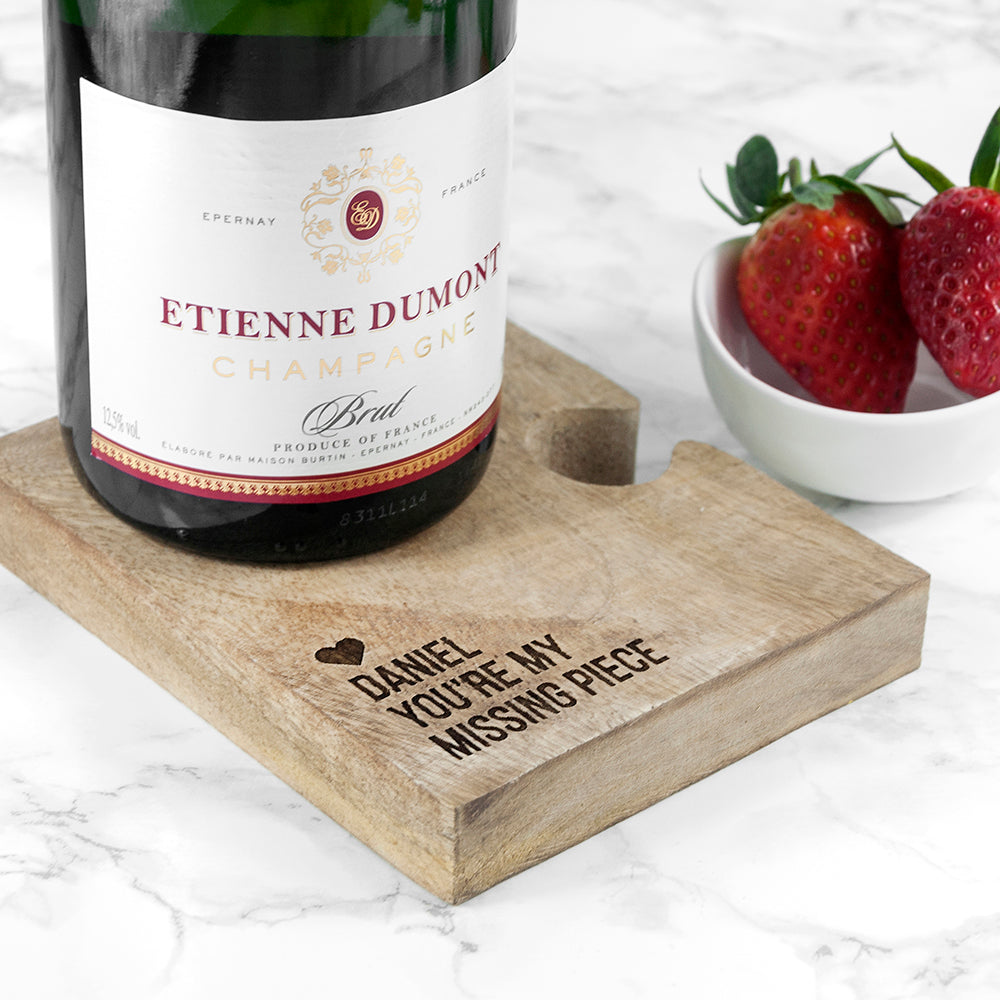 Personalised Missing Piece Jigsaw Bottle Coaster: 5 - Coasters By Gift Moments