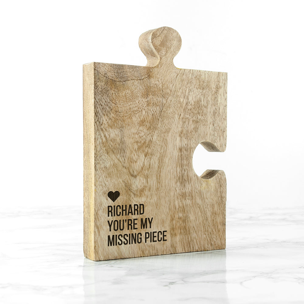 Personalised Missing Piece Jigsaw Bottle Coaster: 6 - Coasters By Gift Moments