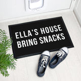 Personalised Monochrome Indoor Doormat: 1 - Doormats By Gift Moments