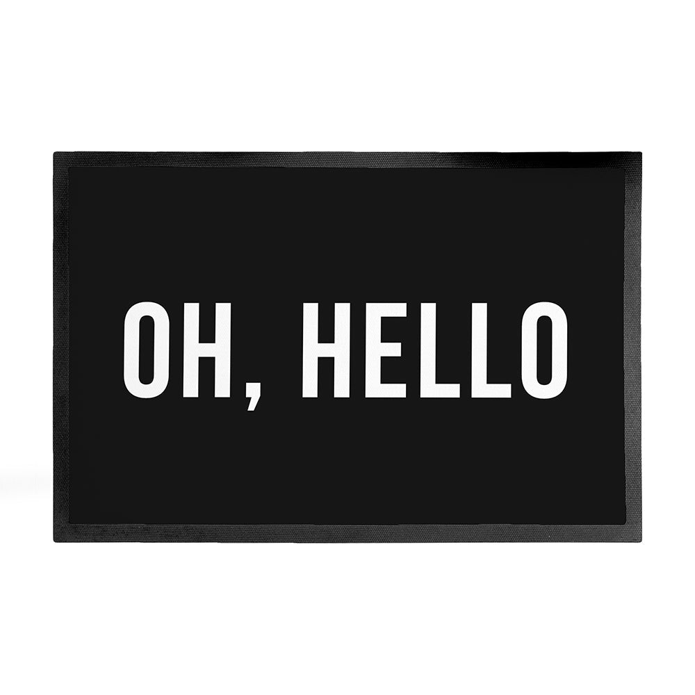 Personalised Monochrome Doormat: 4 - Doormats By Gift Moments