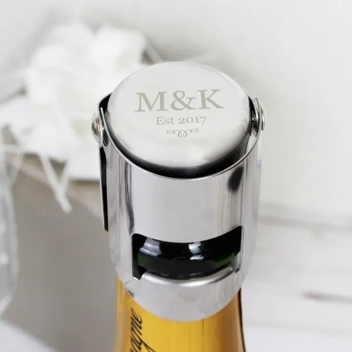 Personalised Monogram Bottle Stopper: 2 - Barware By Gift Moments