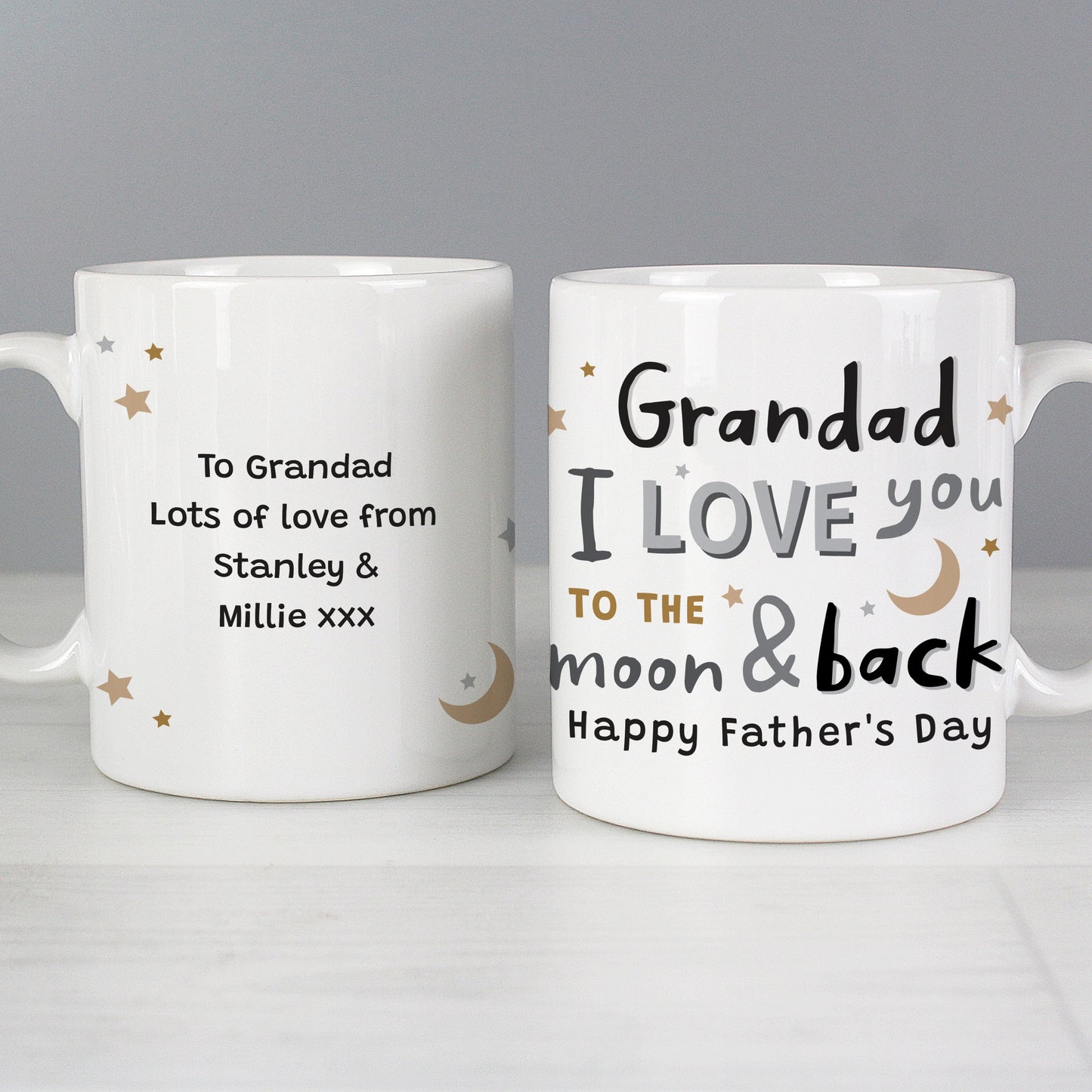 Personalised To the Moon and Back Mug: 1 - Mugs By Gift Moments