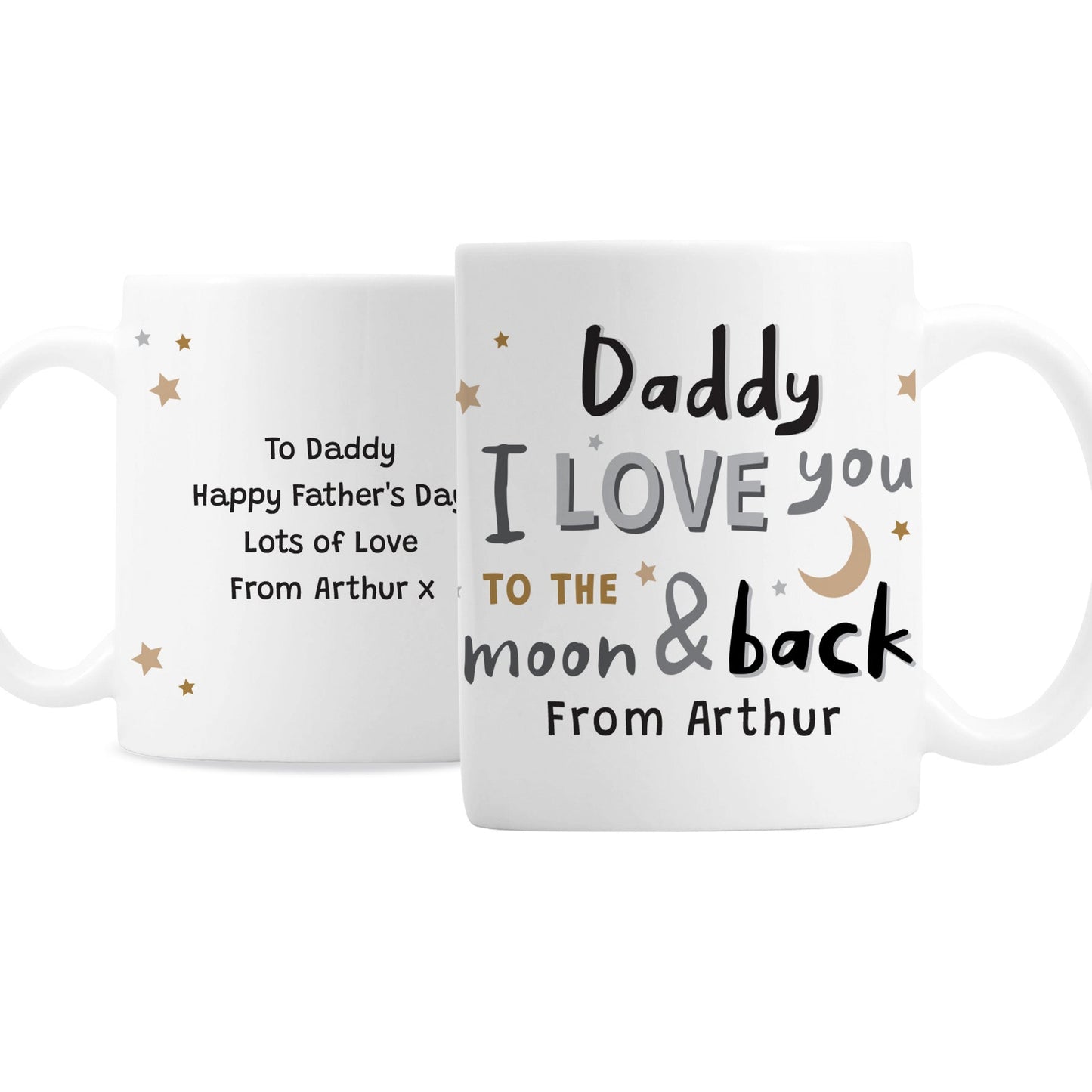Personalised To the Moon and Back Mug: 4 - Mugs By Gift Moments