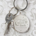 Personalised To the Moon and Back...Photo Keyring - Shop Keyrings At Gift Moments - 4