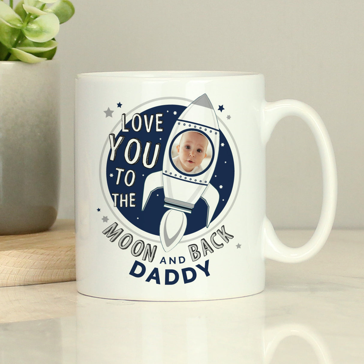 Personalised Moon & Back Photo Upload Mug: 3 - Mugs By Gift Moments