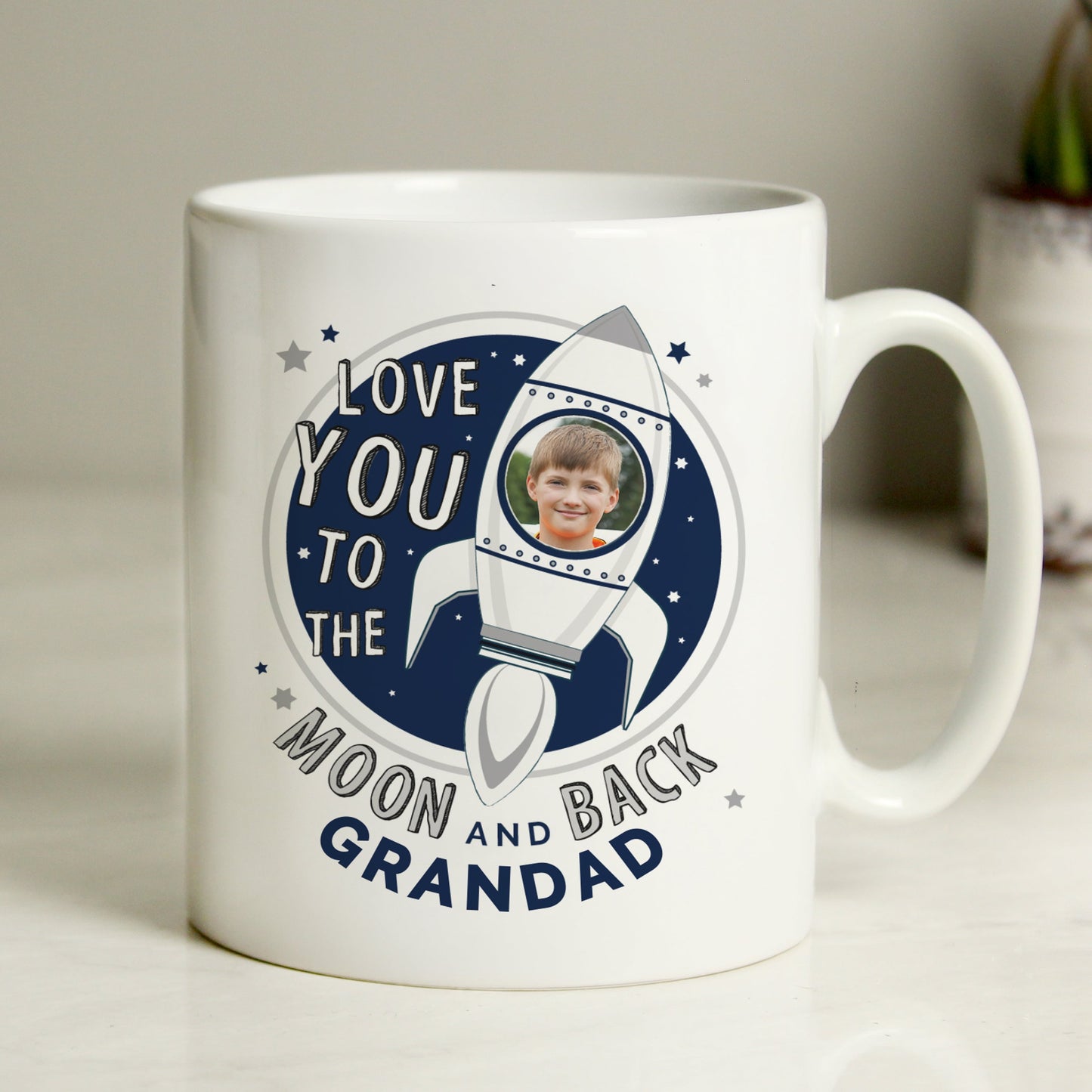 Personalised Moon & Back Photo Upload Mug: 4 - Mugs By Gift Moments