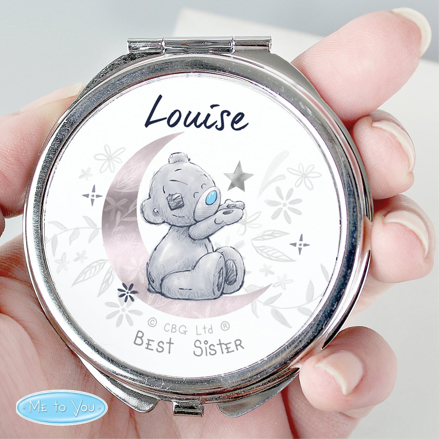 Personalised Moon & Stars Me To You Compact Mirror: 2 - Compact Mirrors