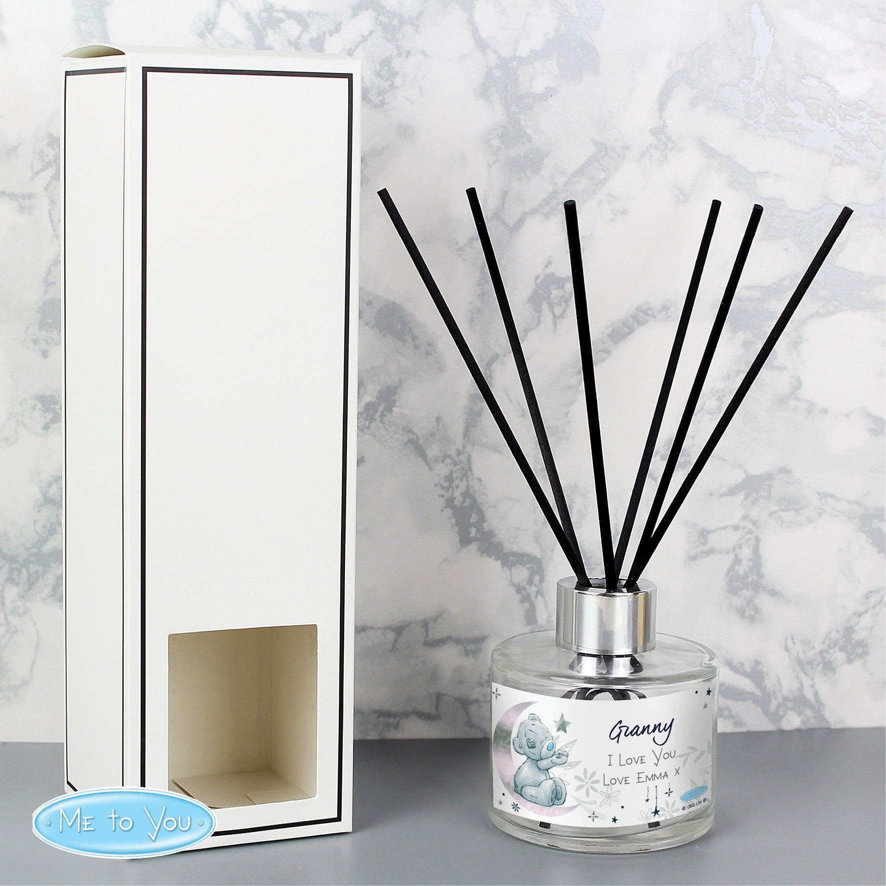 Personalised Moon & Stars Me To You Reed Diffuser: 1 - Reed Diffusers