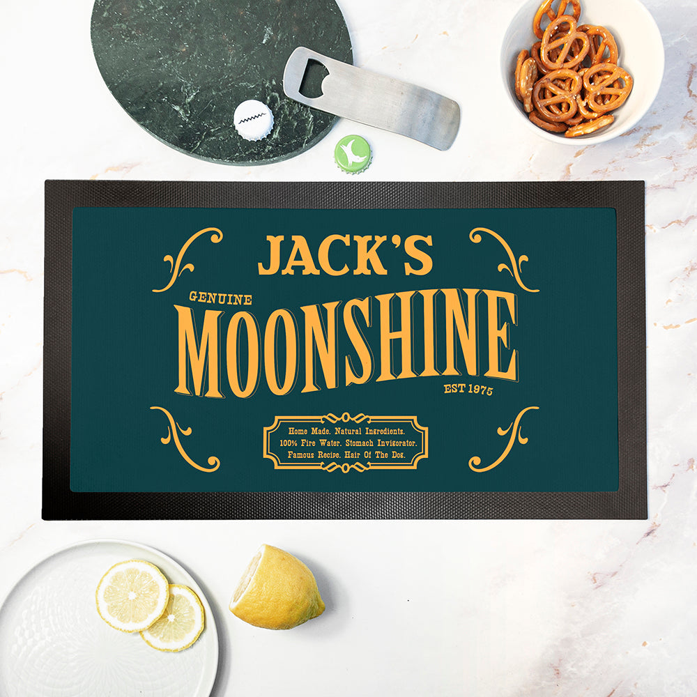 Personalised Moonshine Bar Mat: 2 - Barware By Gift Moments