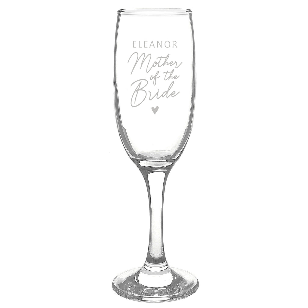 Personalised Mother of the Bride Flute Glass - Shop Champagne Flutes At Gift Moments - 4